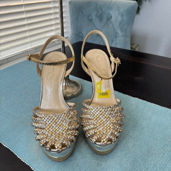 Jessica Simpson Inaia Platform Sandals Size 9.5 - Picture 1 of 5